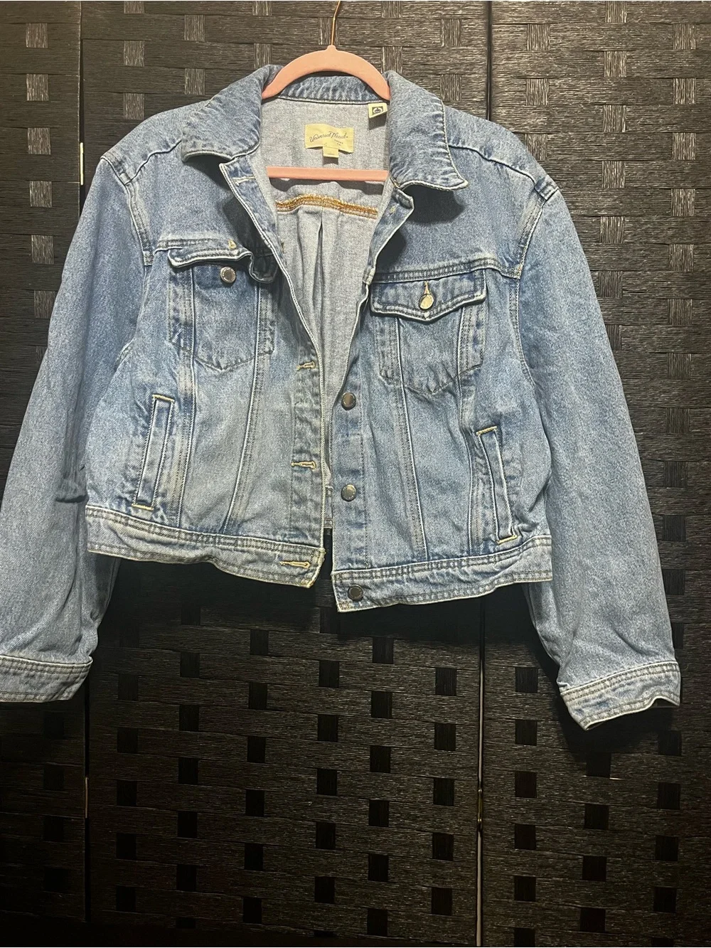 Women’s Universal Thread Light Blue Denim Jacket Size Large